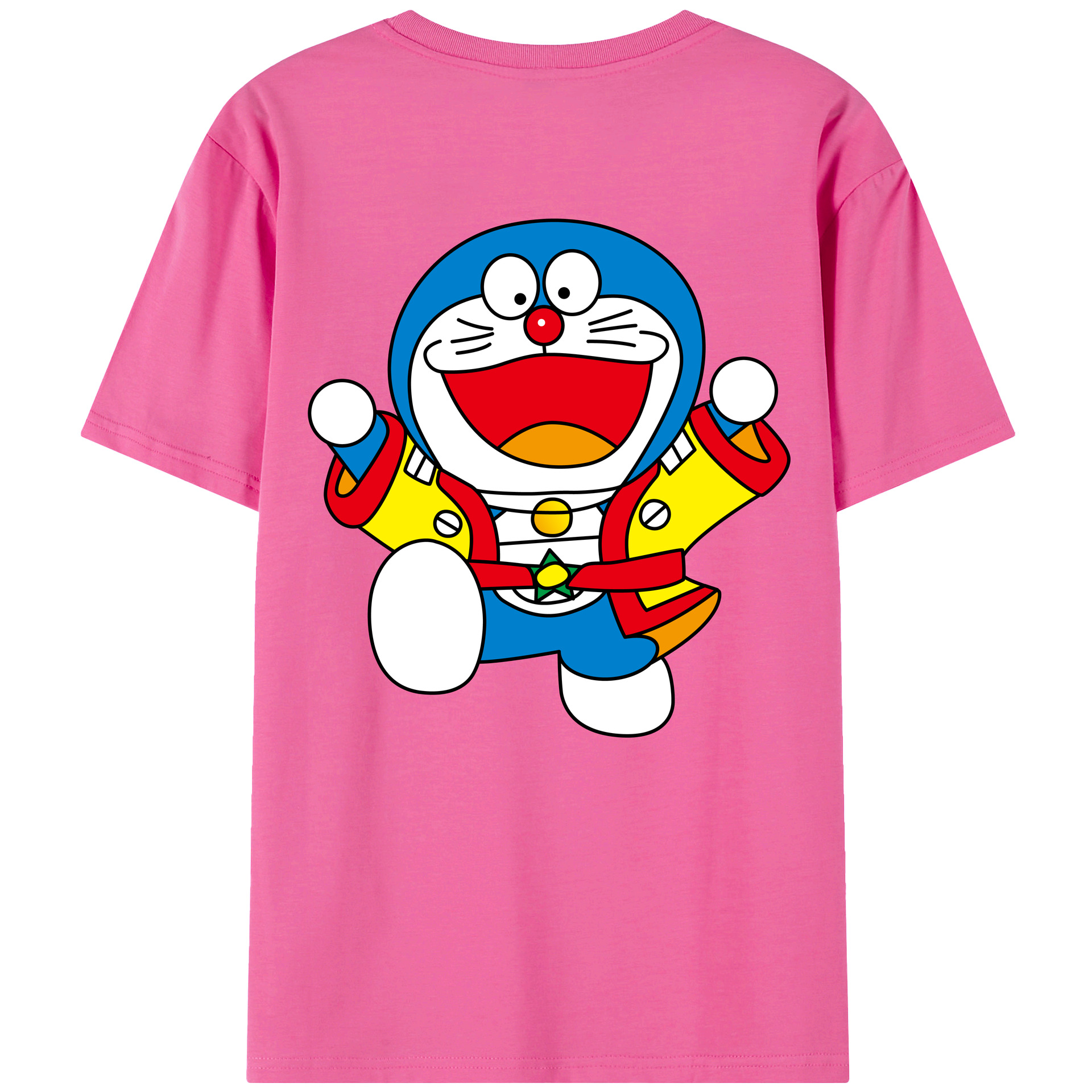 （画像用） ドラえもん Doraemon レディース半袖Tシャツ(バックプリント)